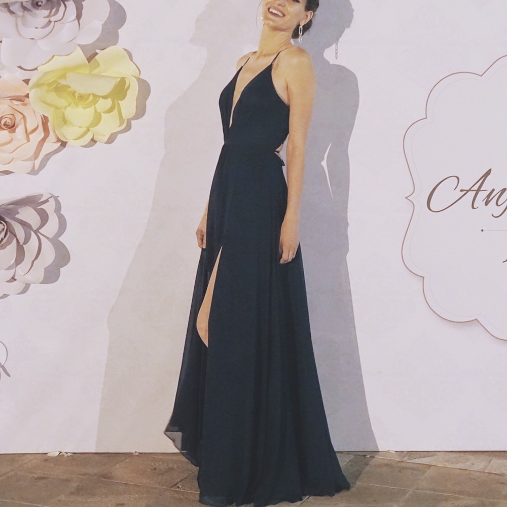 Navy Blue Formal Gown